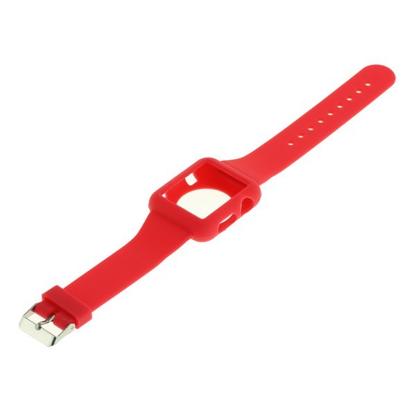 Silicon Armband f. Apple Watch 42mm rot