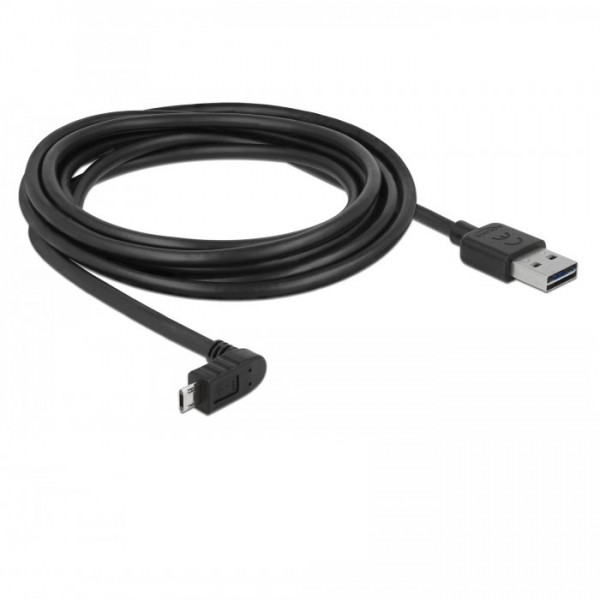 USB Ladekabel Datenkabel 3m 90° f. Garmin nüvi 3590LMT