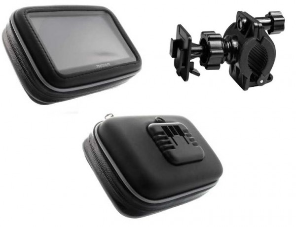 Motorradtasche Outdoor m. Halter f. Garmin nüvi 3490LMT