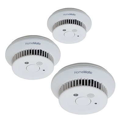 HomeMatic Funk-Rauchmelder 3er Set