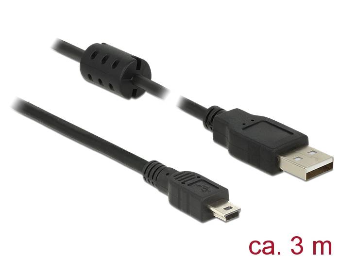 Blaupunkt USB Kabel für Blaupunkt TravelPilot Lucca 5.3 Ladekabel 2A schwarz 