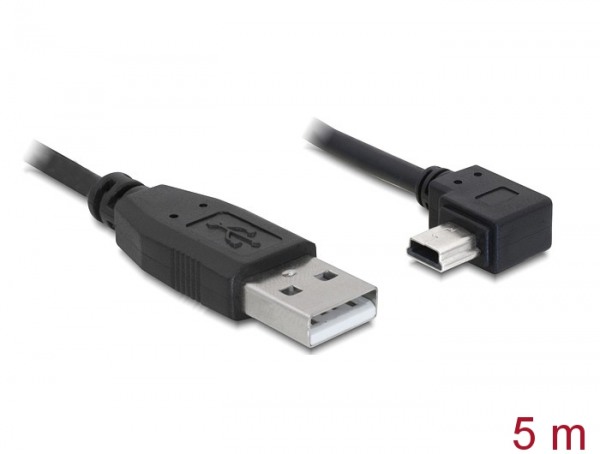 USB Ladekabel Datenkabel abgewinkelt 5m f. Garmin Nüvi 2240