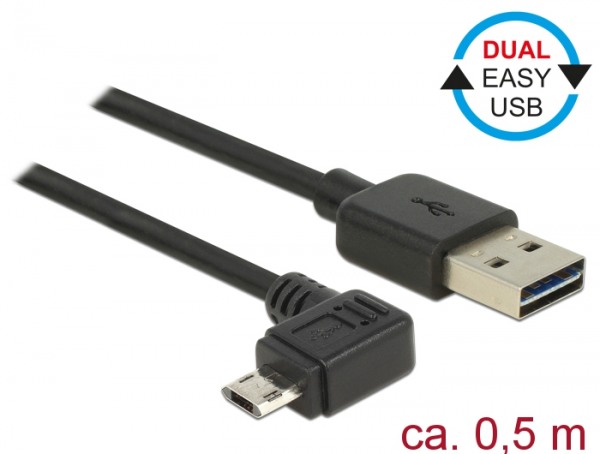 EASY-USB Datenkabel Ladekabel Winkel 0,5m f.  Garmin Xero A1 Bow Sight